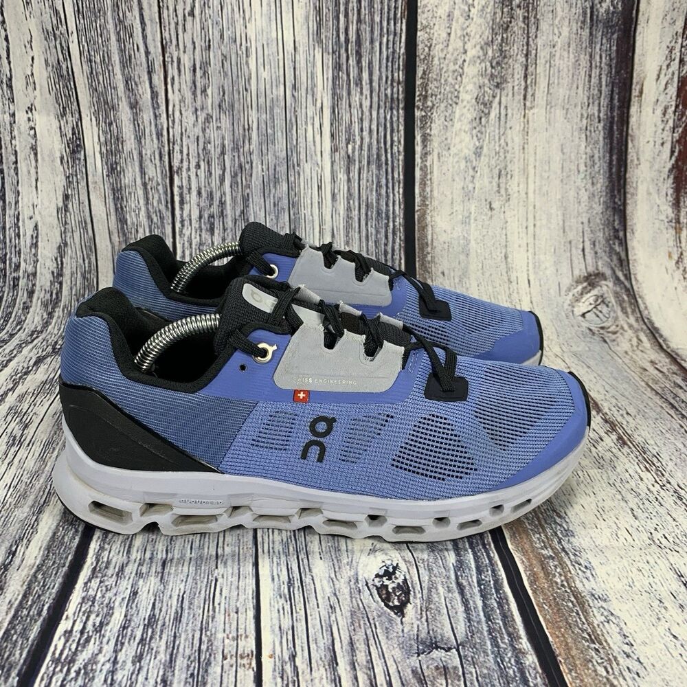 On Running Cloudstratus Marina Magnet Blue Running Sneakers Women’s Size 8.5